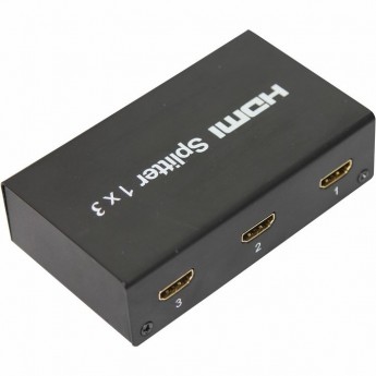 Делитель REXANT на 3 гнезда HDMI, металл Делитель REXANT на 3 гнезда HDMI, металл