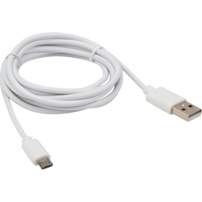 Кабель REXANT USB-micro USB/PVC 1.8 м, белый 18-1164 Кабель REXANT USB-micro USB/PVC 1.8 м, белый 18-1164