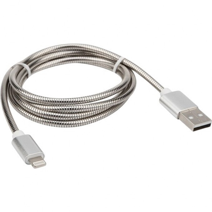 Кабель USB-Lightning REXANT для iPhone 1 м, серебристый 18-4247 Кабель USB-Lightning REXANT для iPhone 1 м, серебристый 18-4247