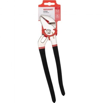 Клещи переставные REXANT 250 мм никелированные, обливные рукоятки Клещи переставные REXANT 250 мм никелированные, обливные рукоятки