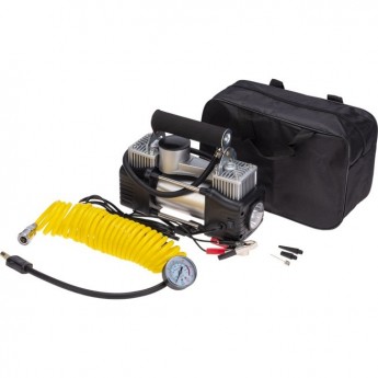 Компрессор автомобильный усиленный двухпоршневой REXANT 75л/мин, 10 АТМ Компрессор автомобильный усиленный двухпоршневой REXANT 75л/мин, 10 АТМ