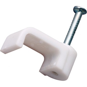 Крепеж кабеля REXANT плоский 8 х 3 мм, белый (упак. 20 шт) Крепеж кабеля REXANT плоский 8 х 3 мм, белый (упак. 20 шт)