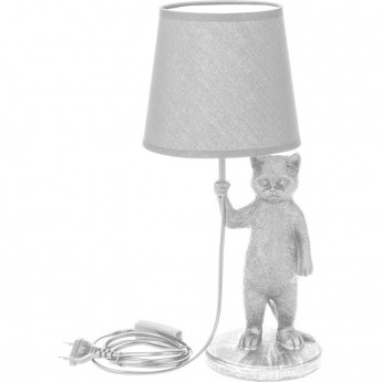 Светильник декоративный настольный REXANT МОБИ "КОТ С ЗОНТОМ" с цоколем Е14 40 Вт белый Светильник декоративный настольный REXANT МОБИ "КОТ С ЗОНТОМ" с цоколем Е14 40 Вт белый