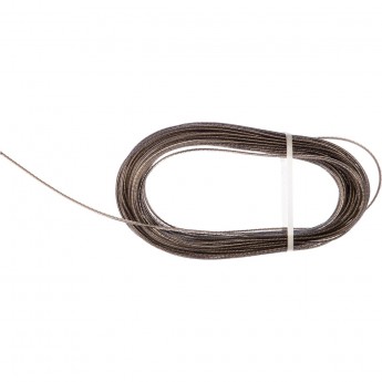 Трос стальной REXANT в ПВХ оплетке d=2,5 мм, черный ( моток 20 м) Трос стальной REXANT в ПВХ оплетке d=2,5 мм, черный ( моток 20 м)