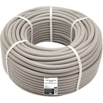 Труба гофрированная REXANT 25 мм с зондом, 50 м Труба гофрированная REXANT 25 мм с зондом, 50 м