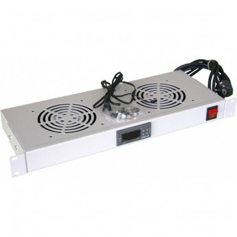 Вентиляторный модуль REXANT 19" с термостатом 1U с 2-мя вентиляторами Вентиляторный модуль REXANT 19" с термостатом 1U с 2-мя вентиляторами